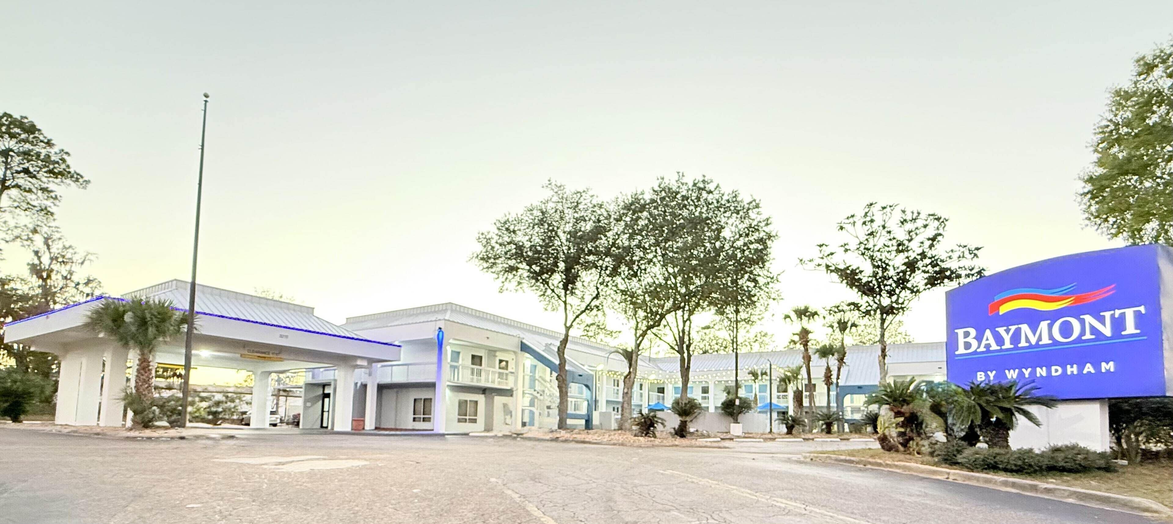 Front of property – evening/night