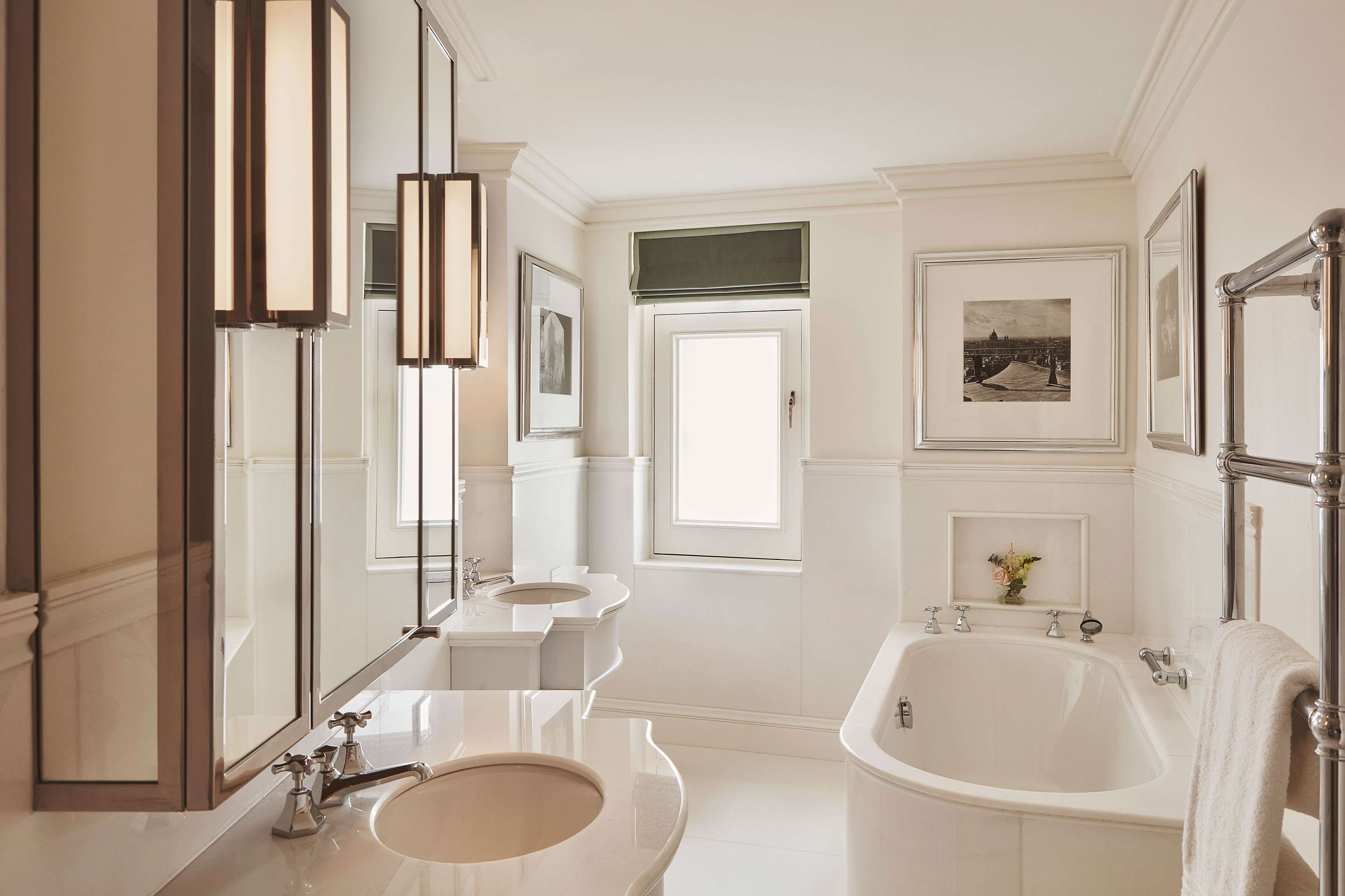 coburg suite | bathroom | combined shower/bathtub, designer toiletries, hair dryer, bathrobes