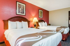 Standard Room, 2 Double Beds, Non Smoking | In-room safe, desk, iron/ironing board, free cribs/infant beds - Quality Inn South (Wichita)
