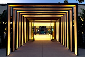 Entrada de l'allotjament