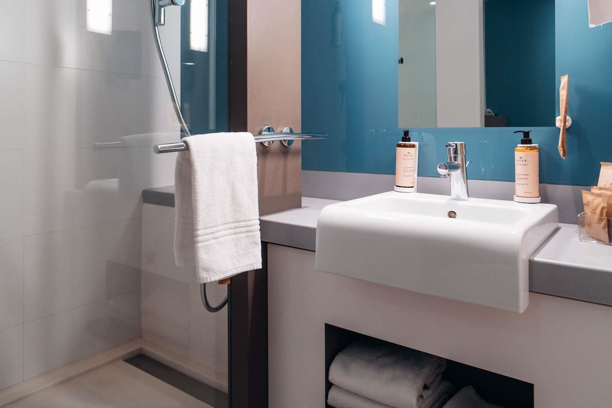 in-room safe, desk, blackout curtains, soundproofing