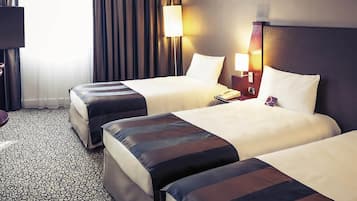 In-room safe, desk, blackout curtains, soundproofing