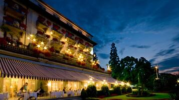 Front of property – evening/night