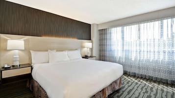 1 bedroom, hypo-allergenic bedding, down duvets, in-room safe