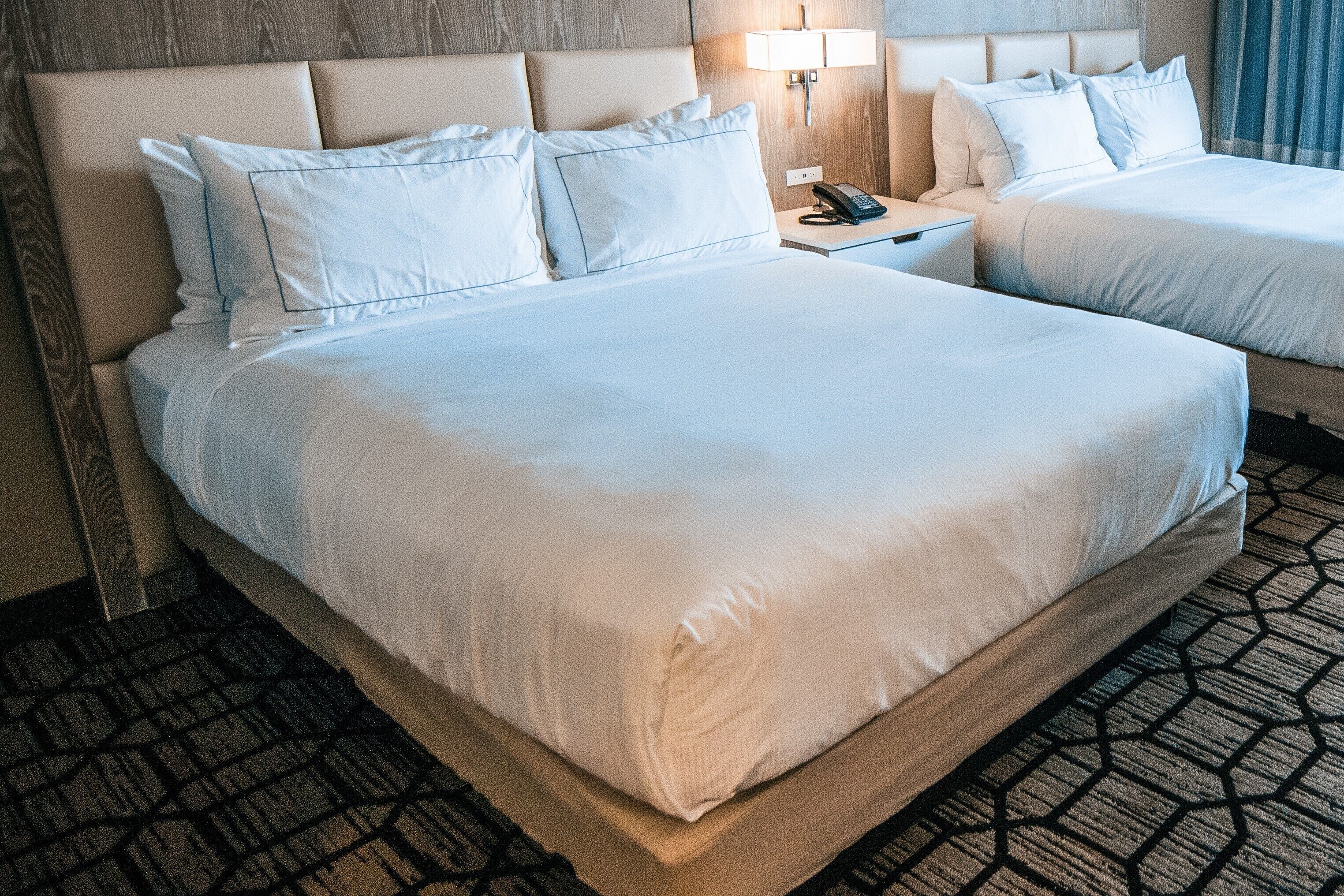 egyptian cotton sheets, premium bedding, down duvets, pillow-top beds