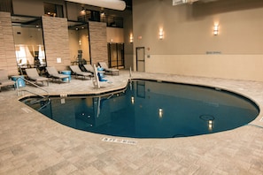 Indoor pool, pool cabanas (surcharge), pool loungers