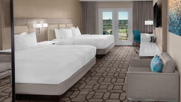 Zimmer, 2 Queen-Betten, Balkon