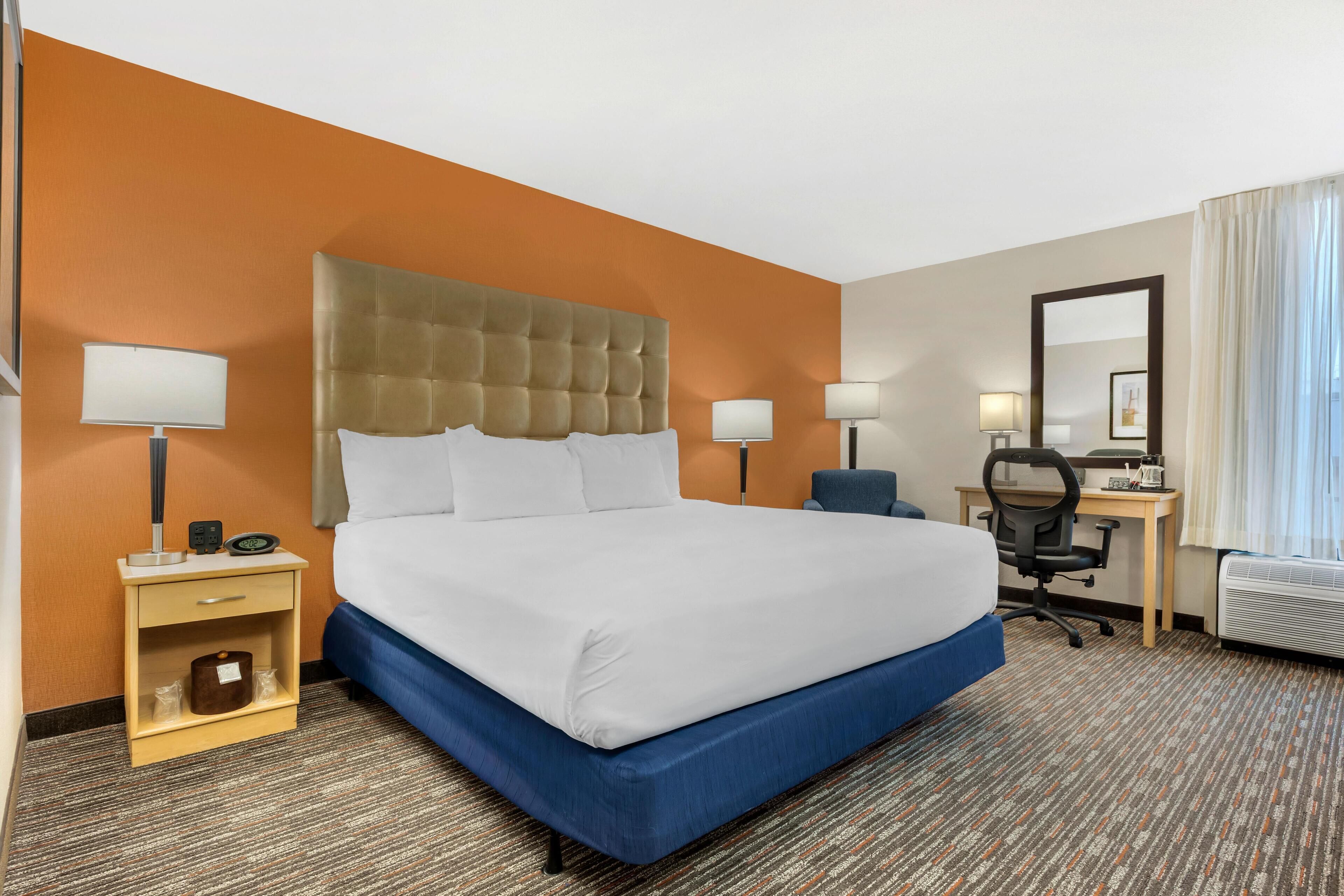 Deluxe Room, 1 King Bed, Accessible, Refrigerator & Microwave (Tub)