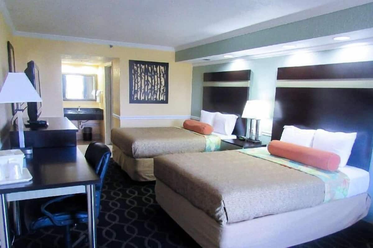 Premium bedding, down comforters, pillowtop beds, individually decorated