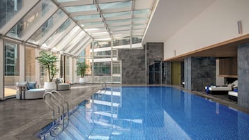 Indoor pool, outdoor pool