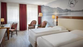 1 habitación, ropa de cama hipoalergénica y colchones con pillow-top