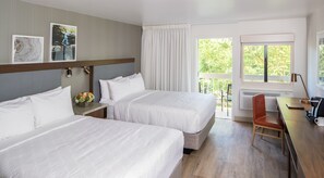 Premier Room, 2 Queen Beds, Balcony | Hypo-allergenic bedding, in-room safe, desk, laptop workspace - The Domain Hotel (Sunnyvale)