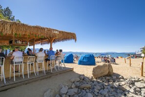 Poolside bar
