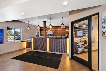 Check-in/check-out kiosk at Beach Retreat & Lodge at Tahoe