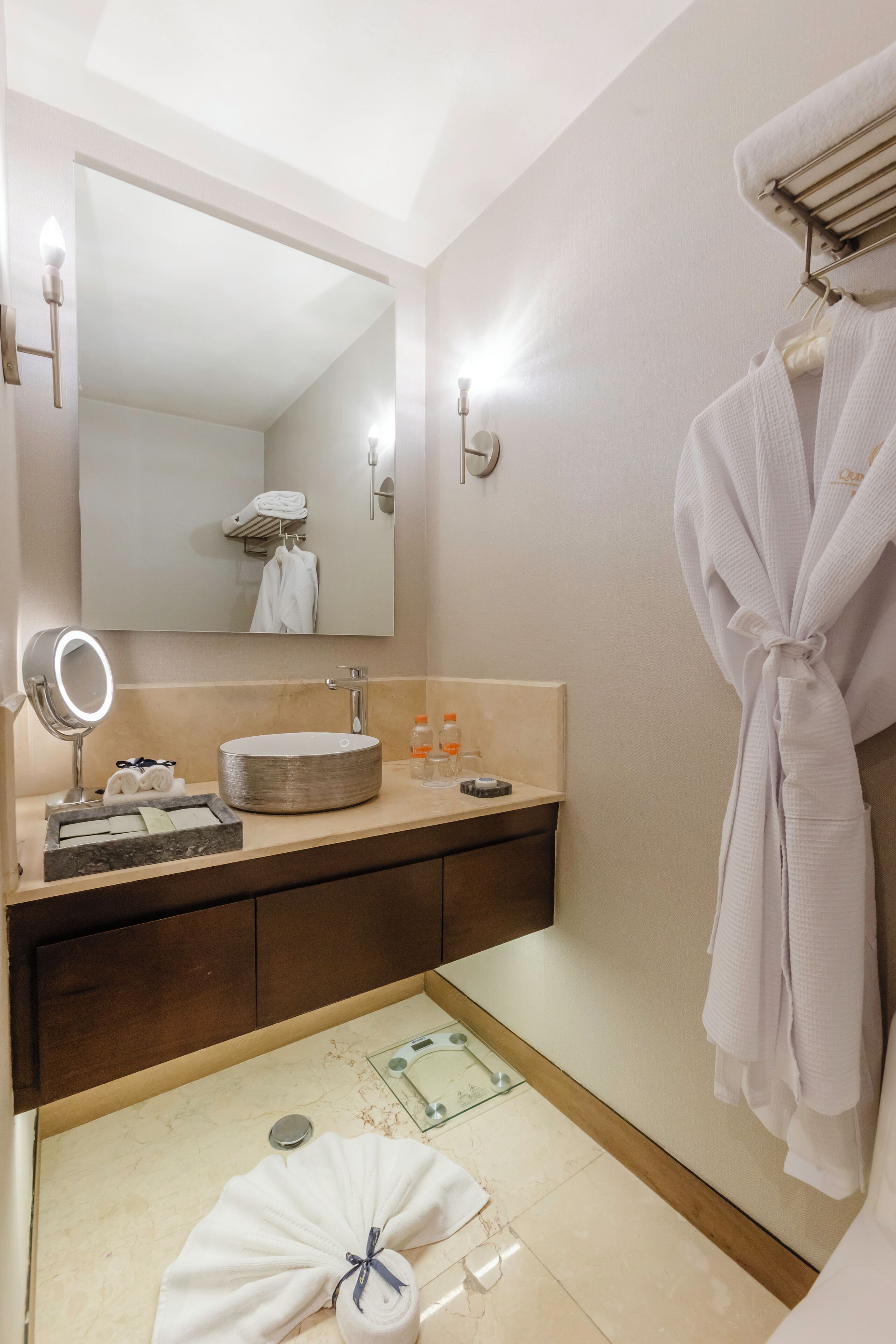 shower, rainfall showerhead, designer toiletries, hair dryer