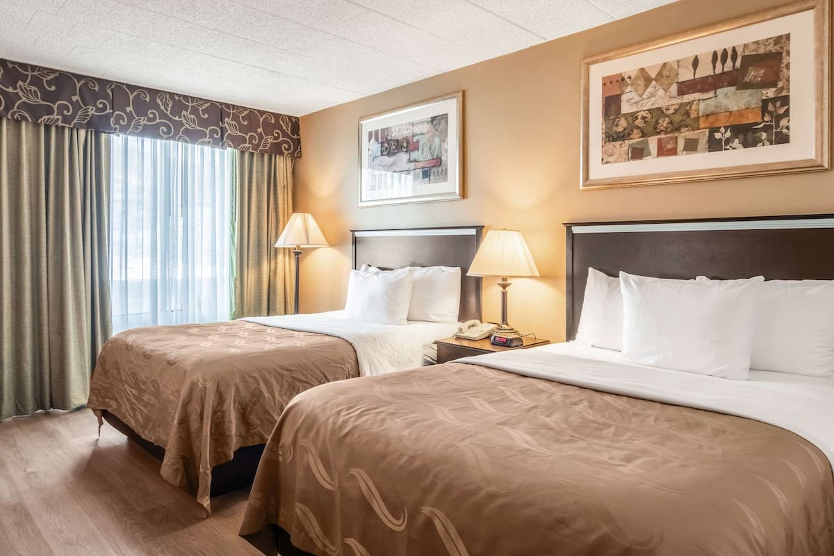 Pillow-top beds, in-room safe, desk, blackout curtains