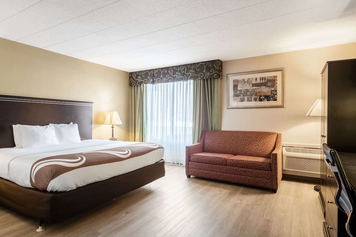 Pillow-top beds, in-room safe, desk, blackout curtains