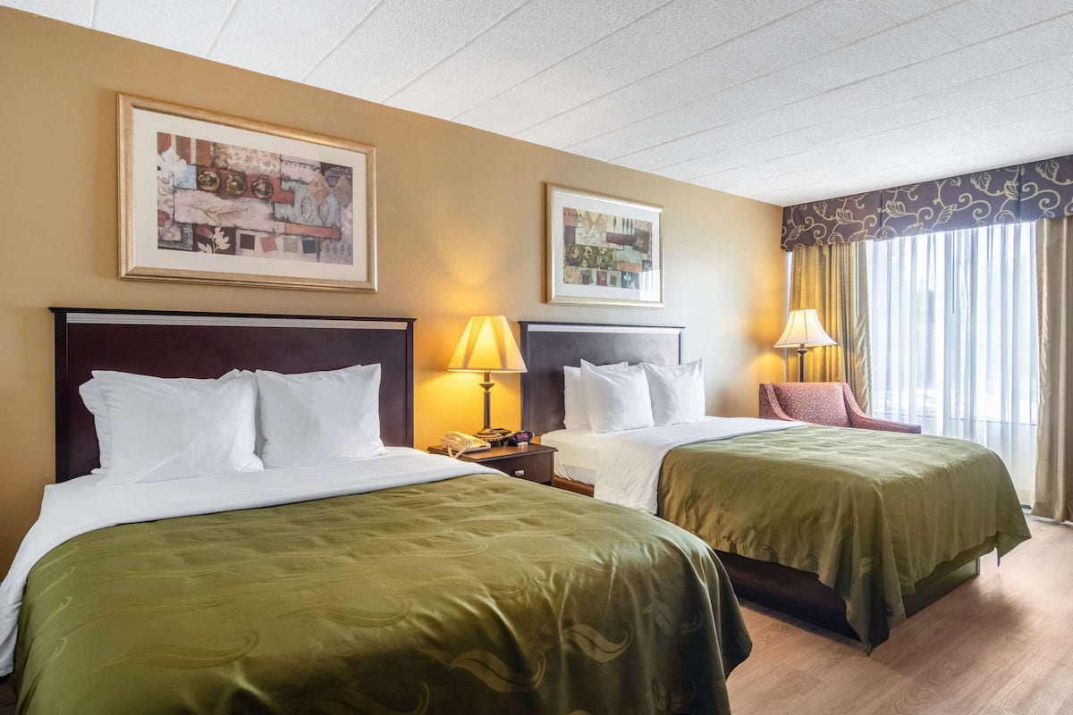 Pillow-top beds, in-room safe, desk, blackout curtains
