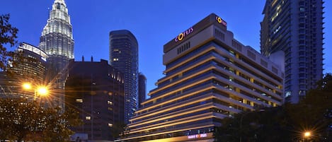 Front of property - evening/night