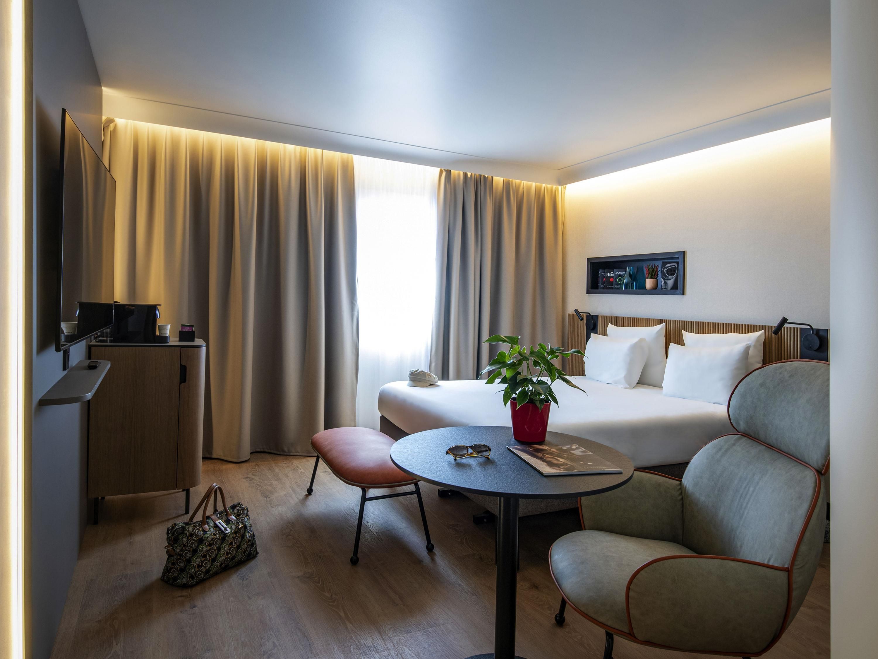 Literie de qualité supérieure, coffres-forts dans les chambres