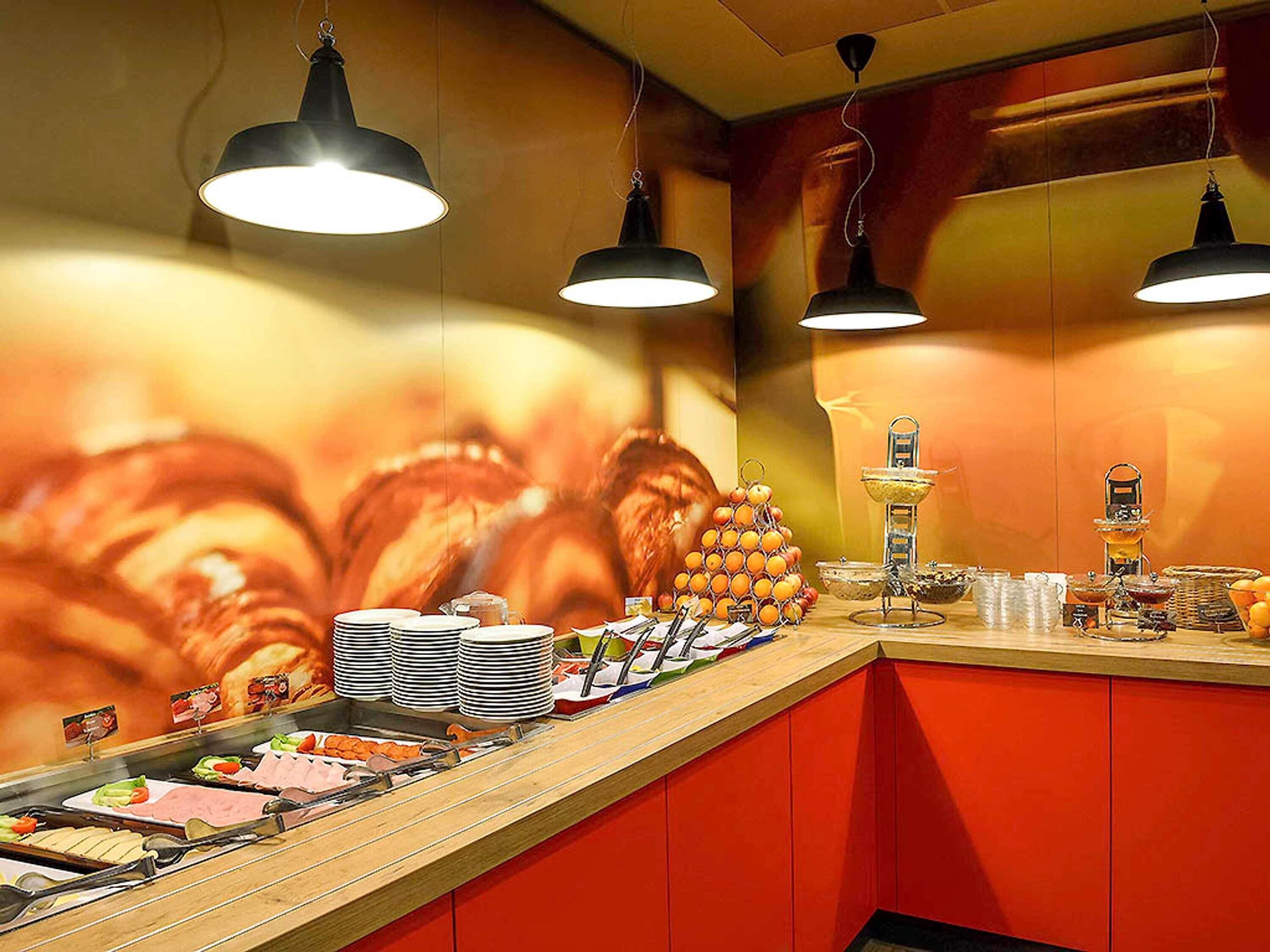 daily buffet breakfast (eur 11 per person)