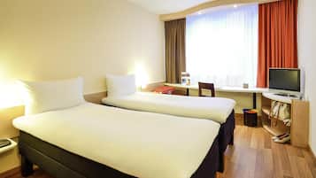 In-room safe, desk, laptop workspace, blackout curtains