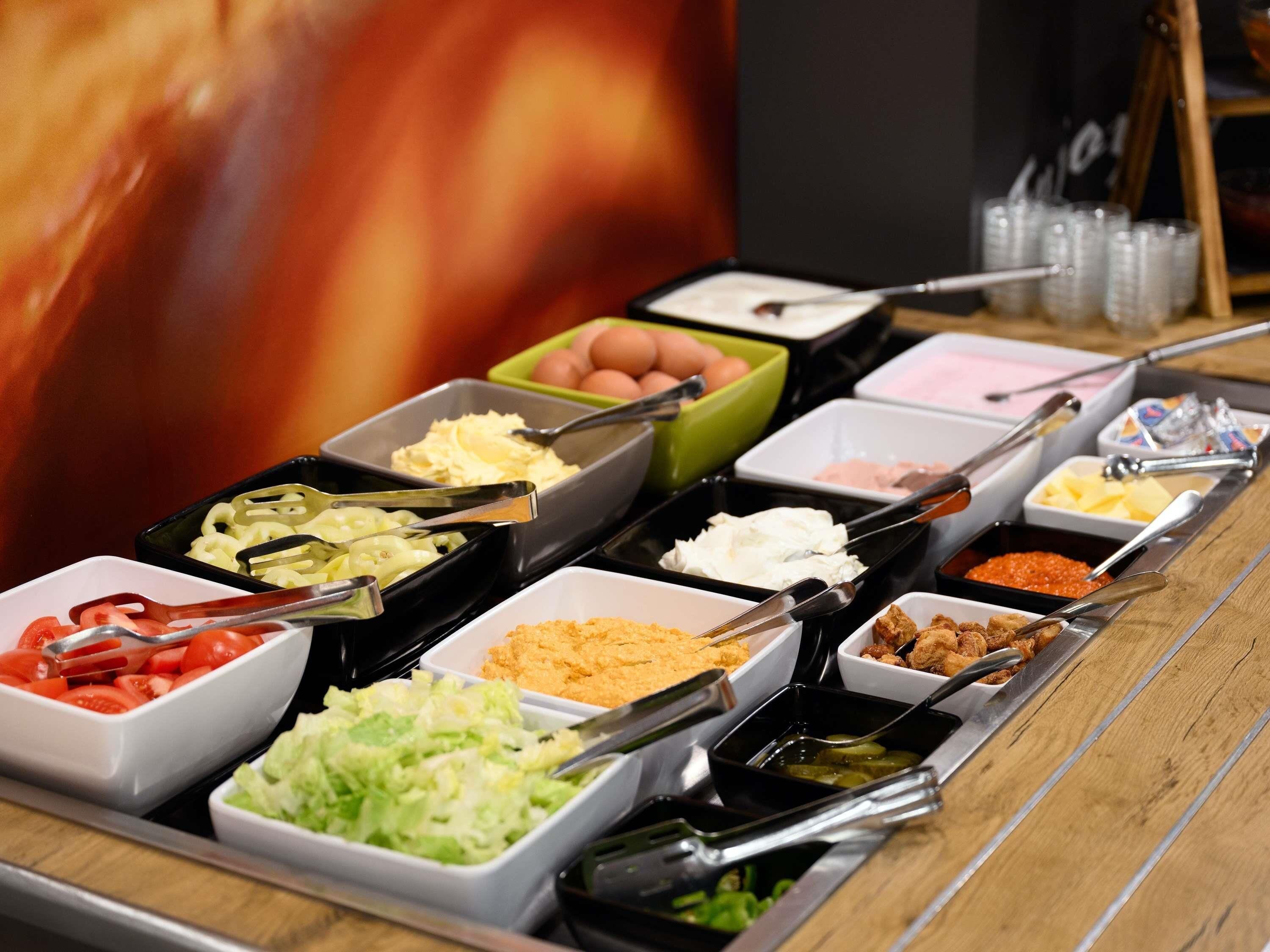 daily buffet breakfast (eur 11 per person)