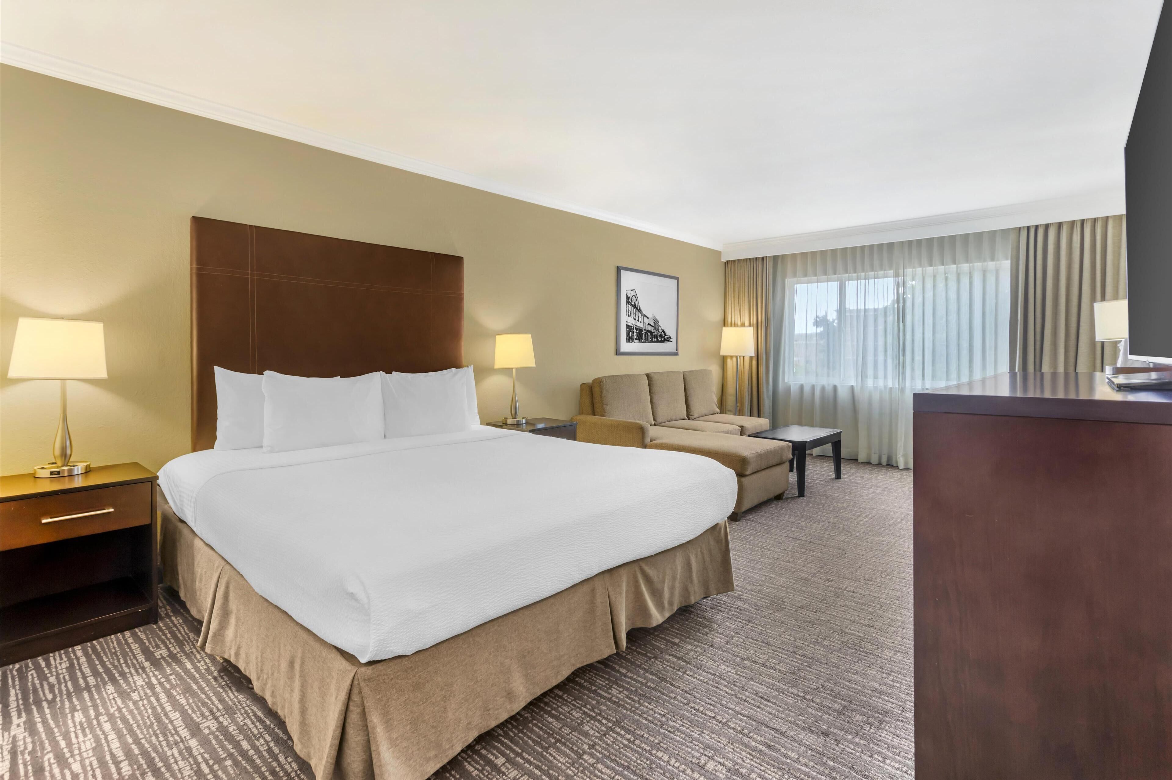 Chambre Standard, 1 très grand lit, non-fumeur, réfrigérateur et four à micro-ondes