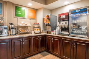 Free daily on-the-go breakfast 