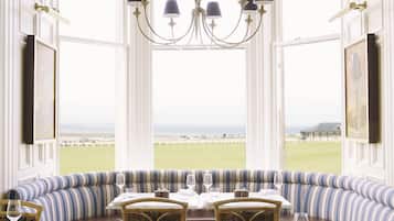 2 restaurants, breakfast, lunch, dinner served; local cuisine