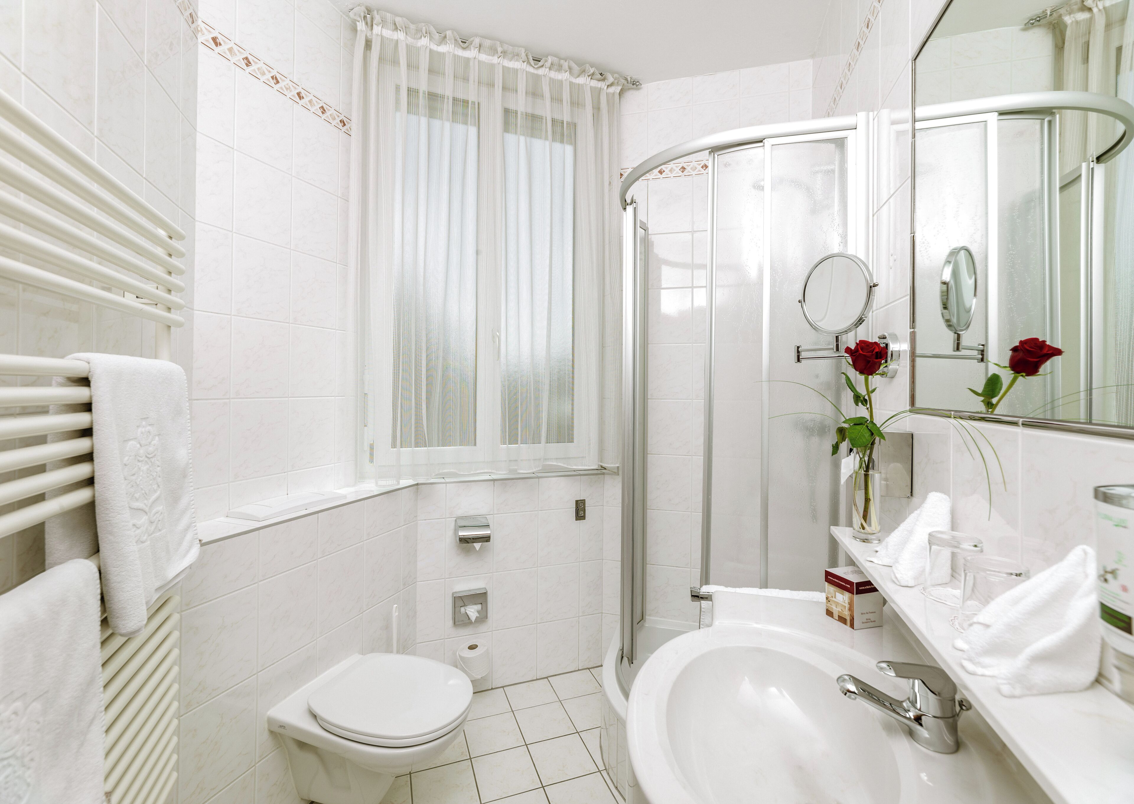 double room | bathroom | eco-friendly toiletries, hair dryer, towels