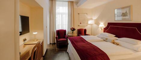 Habitació doble, vistes al pati | Interior