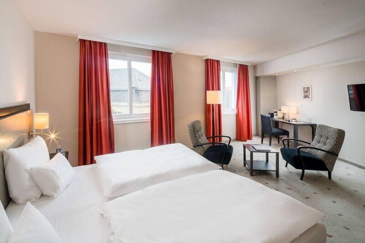 Junior kamer (Studio) | Hypoallergeen beddengoed, donsdekens, pillowtop-bedden