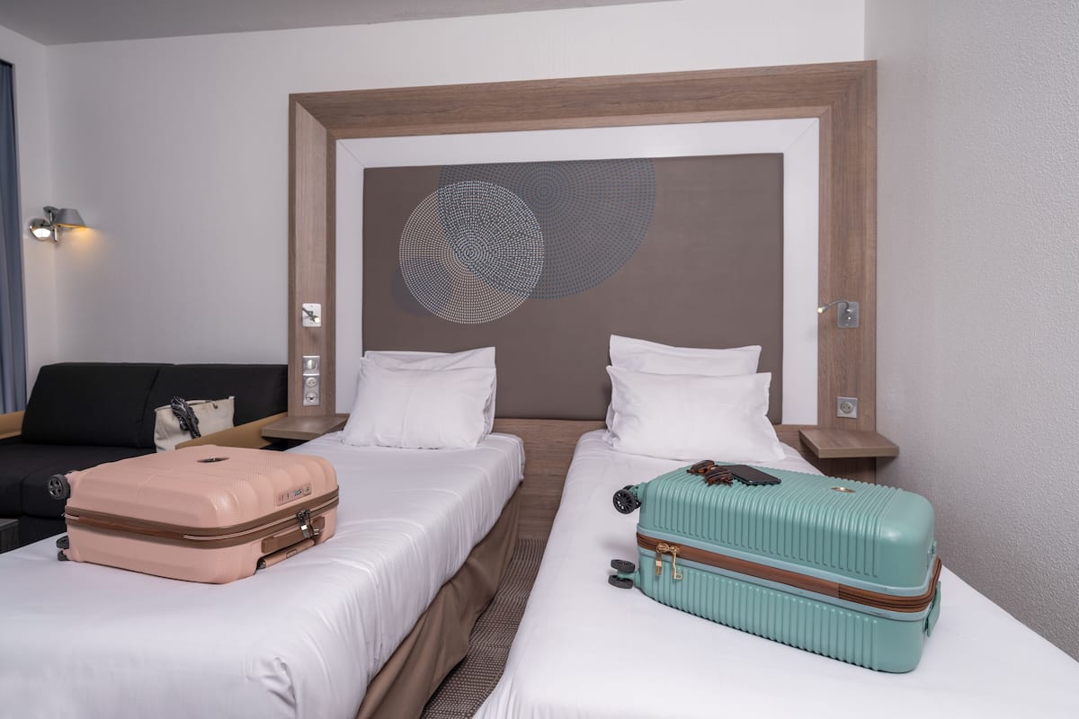 superior double room, 1 double bed with sofa bed | view from room