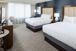 Premium bedding, pillowtop beds, in-room safe, desk