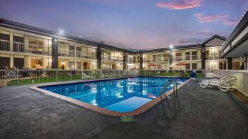 Seasonal outdoor pool