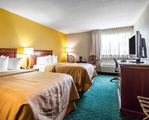 Chambre Standard, 2 lits doubles, non-fumeur | Fer et planche à repasser, lit de bébé (gratuit)