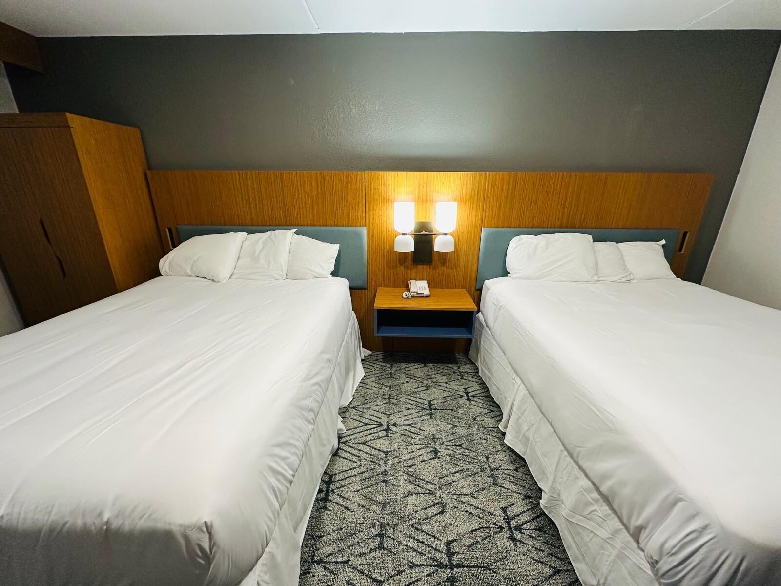 Room, 2 Queen Beds, Non Smoking | Premium bedding, in-room safe, desk, iron/ironing board