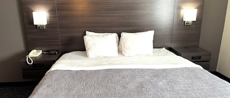 Standard Room, 1 Katil Raja (King), Non Smoking | Meja, ruang kerja komputer riba, seterika/papan seterika