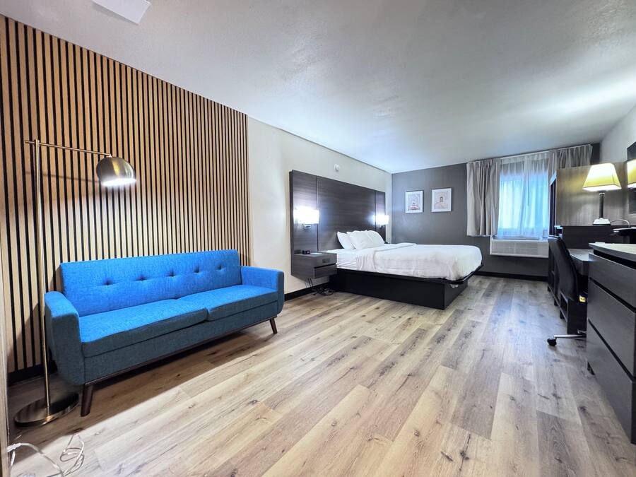Suite, 1 King Bed, Non Smoking (Upgrade) | Premium bedding, desk, laptop workspace, iron/ironing board