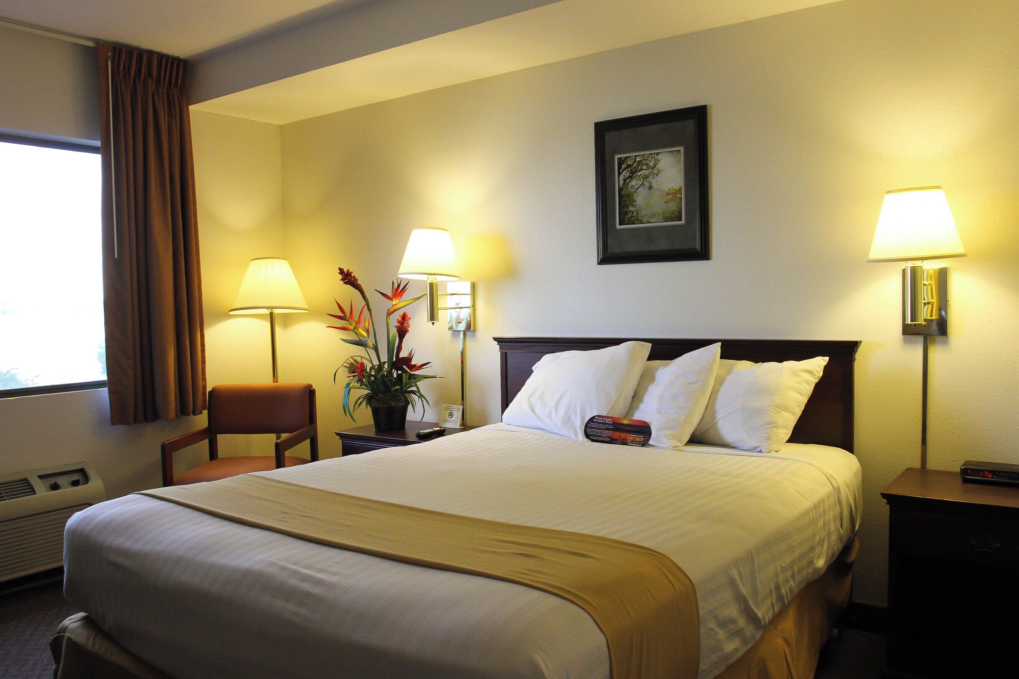 desk, blackout curtains, iron/ironing board, free wifi