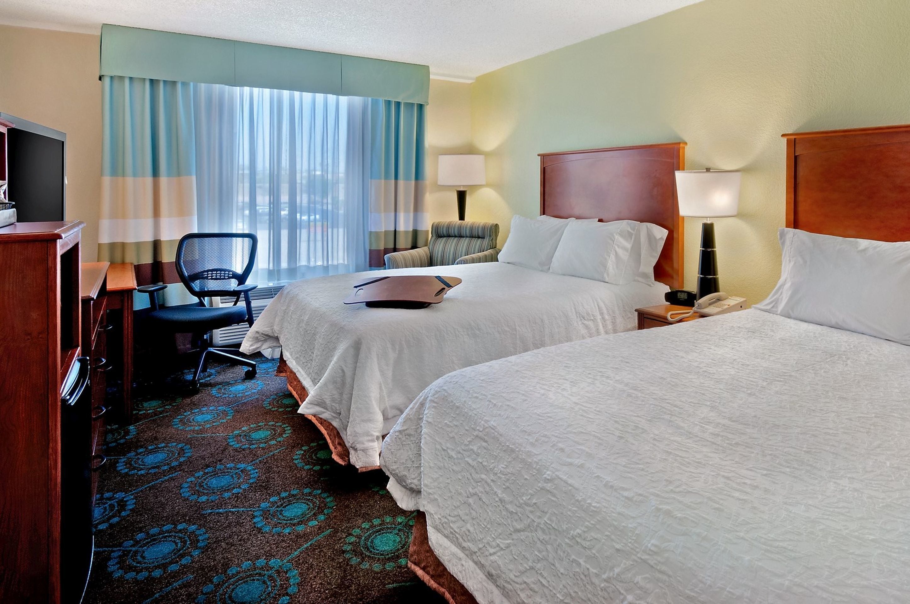 in-room safe, desk, blackout curtains, iron/ironing board