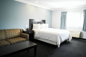 Desk, laptop workspace, blackout drapes, iron/ironing board - Days Inn by Wyndham West Covina (West Covina)