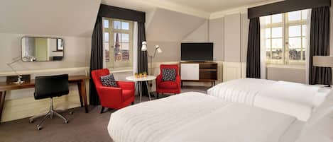 Literie hypoallergénique, minibar, coffres-forts dans les chambres