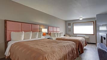 In-room safe, desk, laptop workspace, soundproofing
