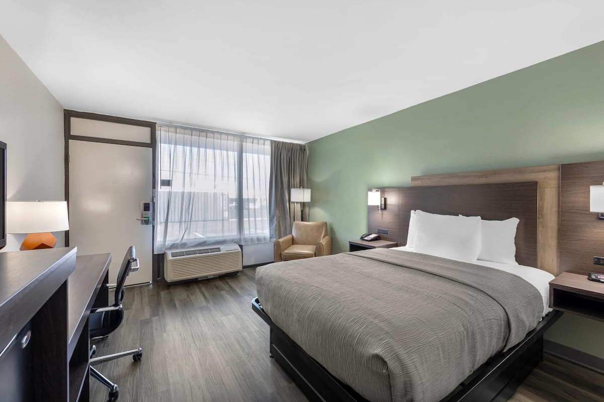 Rum - 1 dubbelsäng - tillgänglighetsanpassat - icke-rökare | Skrivbord, arbetsyta för laptop, ljudisolering och strykjärn/strykbräda