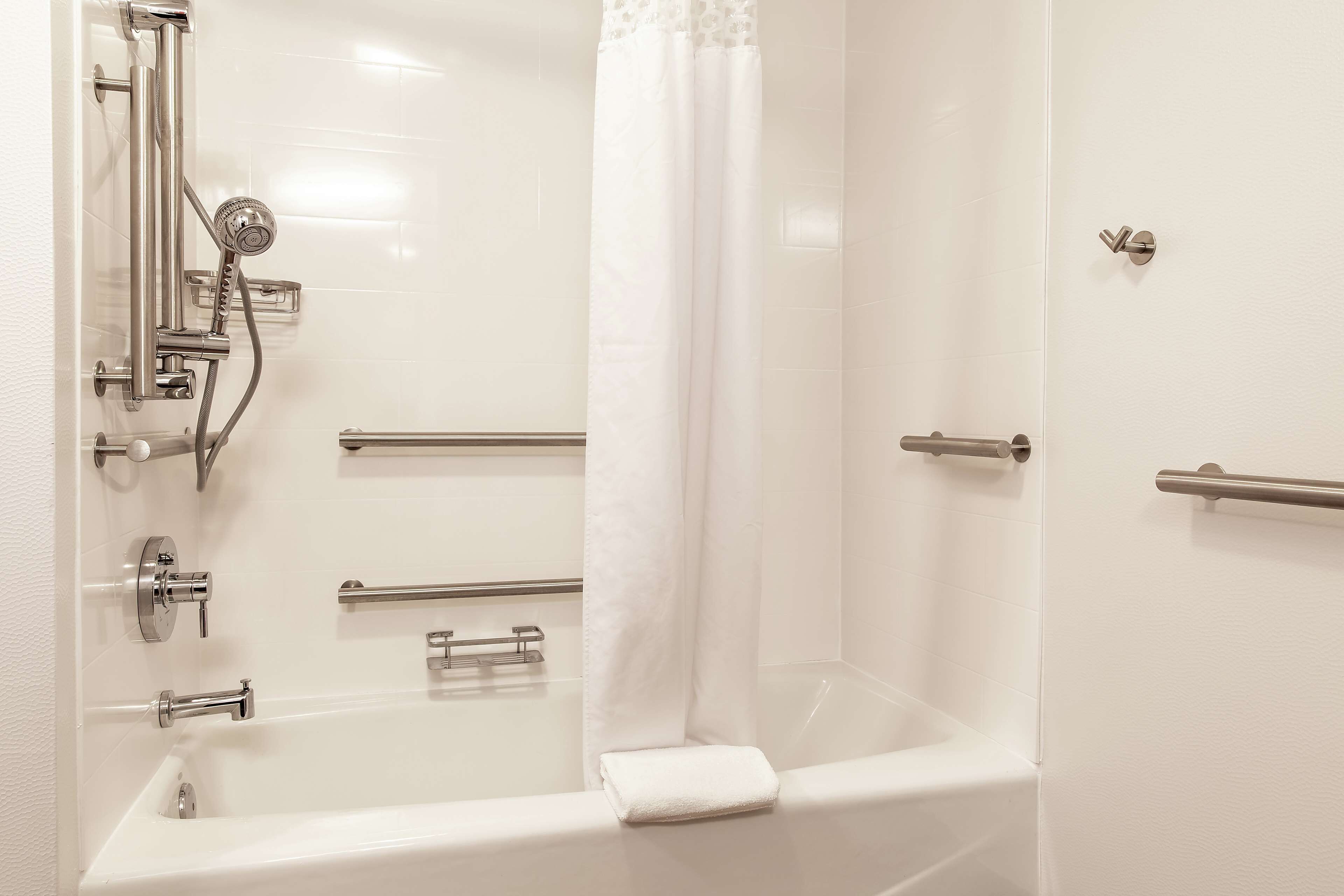 room, 1 double bed, accessible, non smoking | bathroom | free toiletries, hair dryer, towels, soap