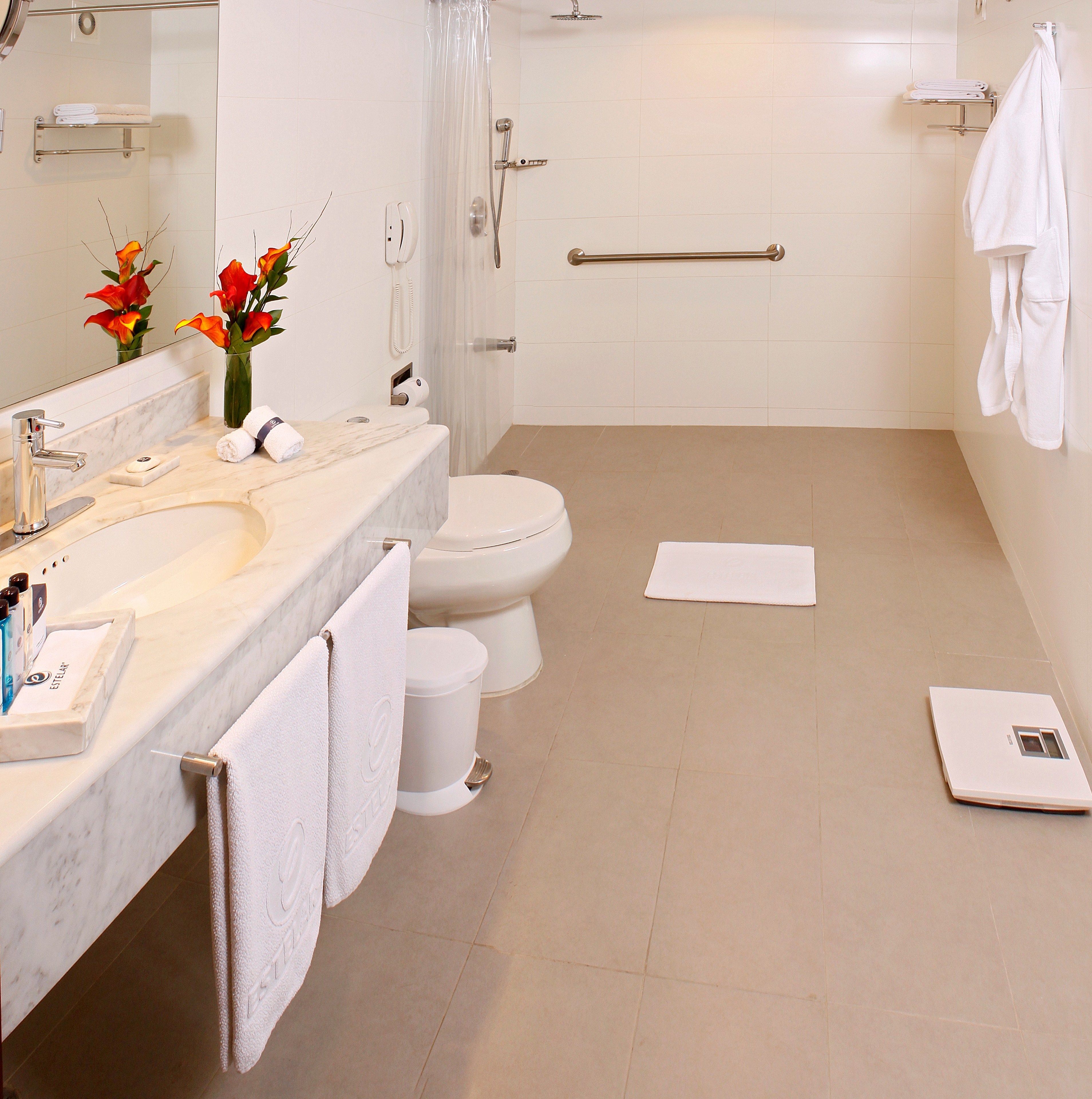 junior suite, 1 king bed (junior suite king bed) | bathroom | shower, deep-soaking bathtub, rainfall showerhead, designer toiletries