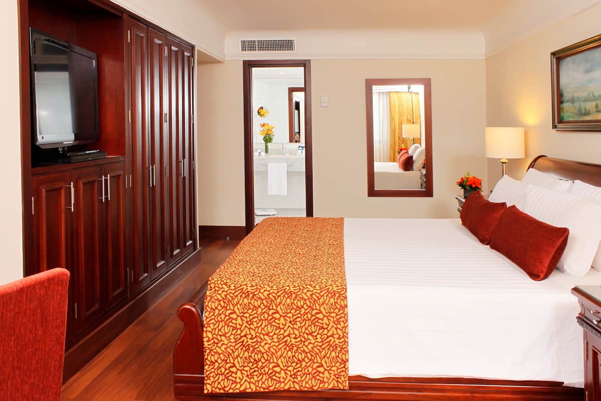 1 habitación y ropa de cama de alta calidad