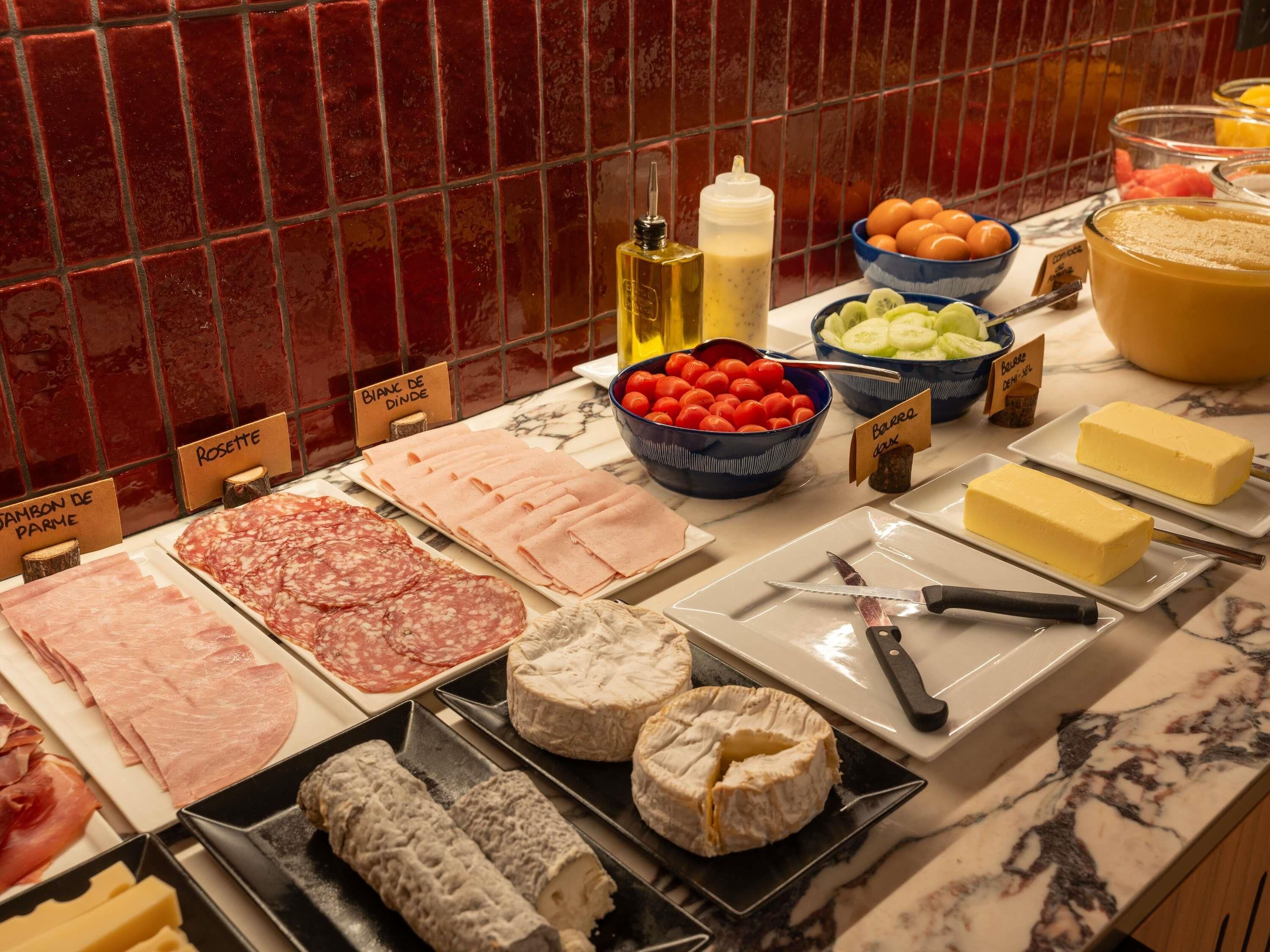 daily buffet breakfast (eur 19.00 per person)